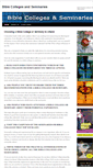 Mobile Screenshot of biblecollegesandseminaries.com
